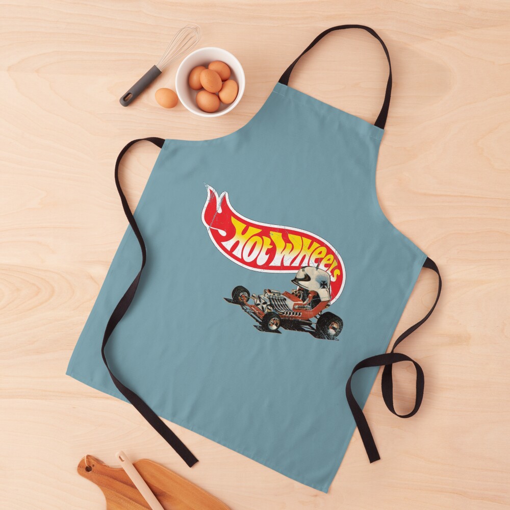Vintage Style Hot Wheels "Red Baron" Apron
