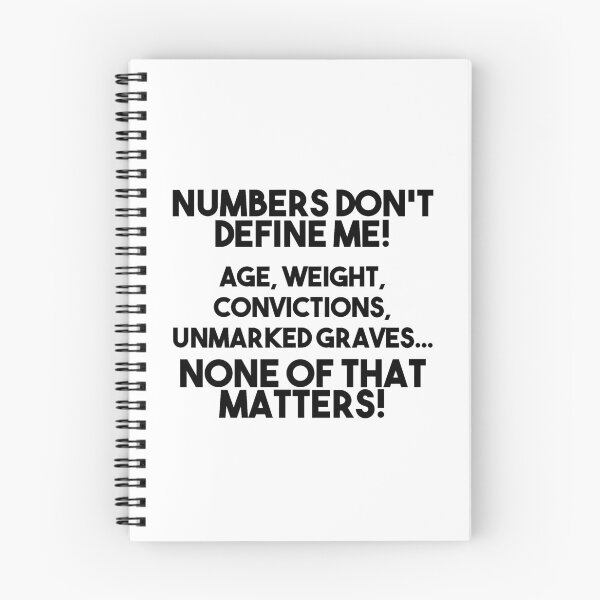 Item preview, Numbers don't define me... designed and sold by BrownRoach.