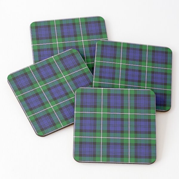 Aperçu de l'œuvre Scottish Clan Forbes Tartan Plaid créée et vendue par ScotsMountain.