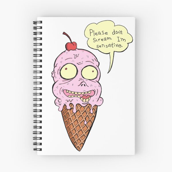 Item preview, Sensitive Summer Ice Cream Creep - Pink designed and sold by AwfulWaflePress.