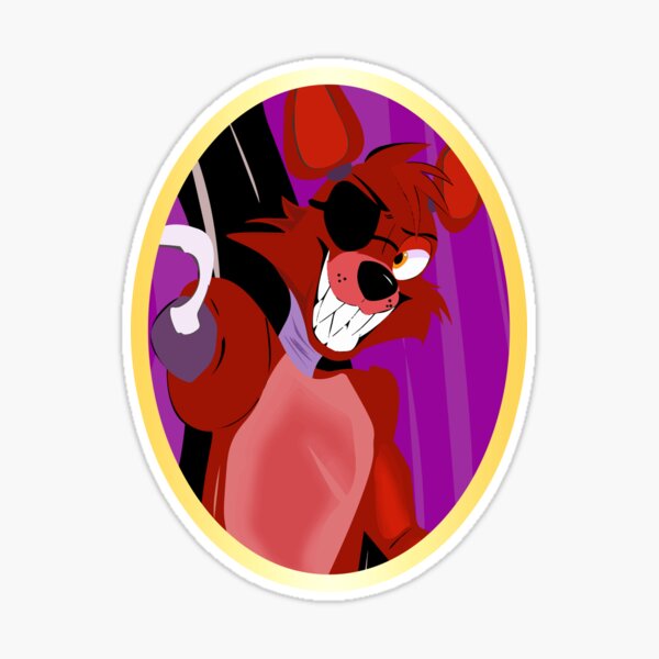 Foxy The Pirate Fox (FNaF Movie) Sticker for Sale by chickoless