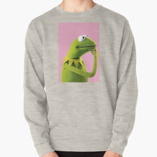 Pondering Kermit Pullover Sweatshirt