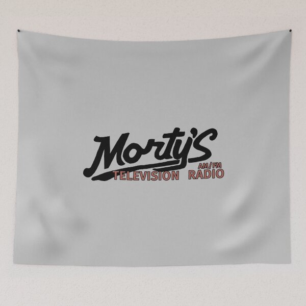 Item preview, Morty's Television & Radio - The Umbrella Academy designed and sold by SedgeWren.