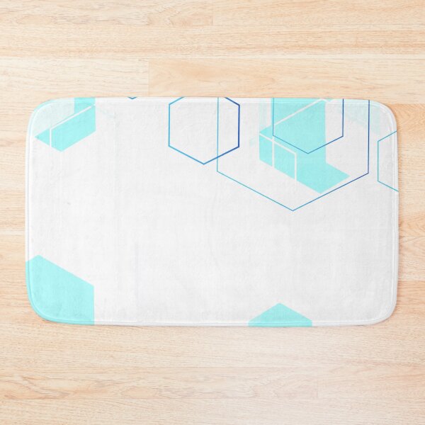 Item preview, Blue scale pattern in hexagon designed and sold by Zen-Dragon.