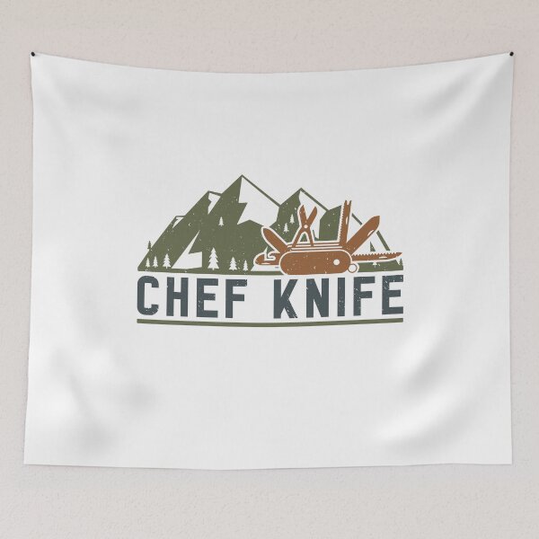 Item preview, Campfire Chef Knife | Funny Camp Cooking | Camping Chef designed and sold by Maria Garcia.
