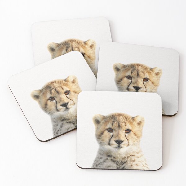 Item preview, Baby Cheetah, Baby Animals Art Print by Synplus designed and sold by synplus.
