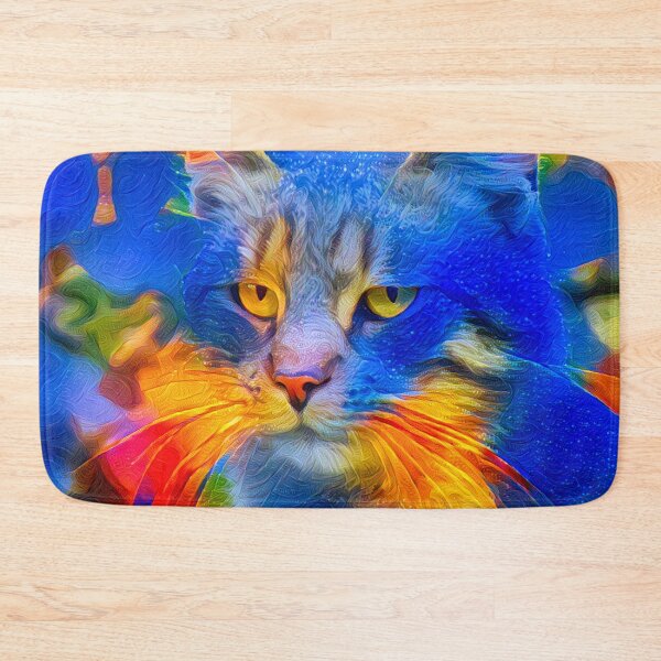 Item preview, Artificial neural style flower wild cat designed and sold by blackhalt.