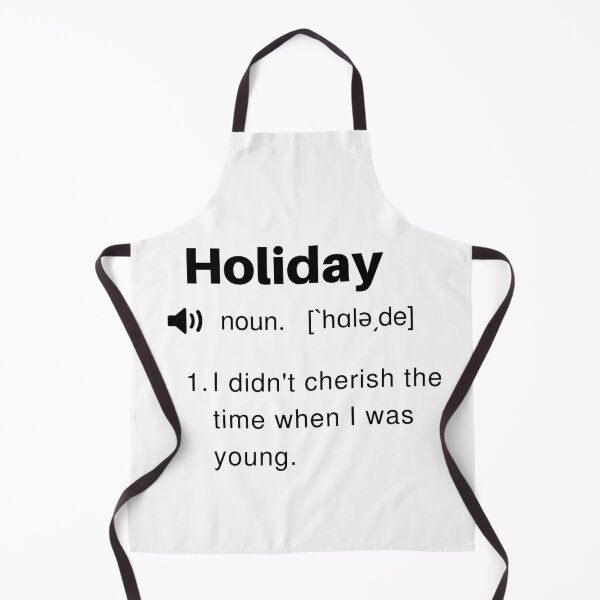 Item preview, Funny Holiday Definition designed and sold by Sleepy Cat Design.
