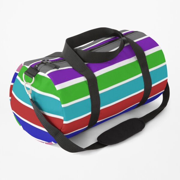 Colorful Stripes Duffle Bag