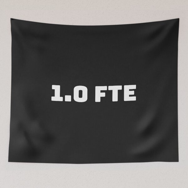 Item preview, Just a number - 1.0 FTE designed and sold by vonLotto.