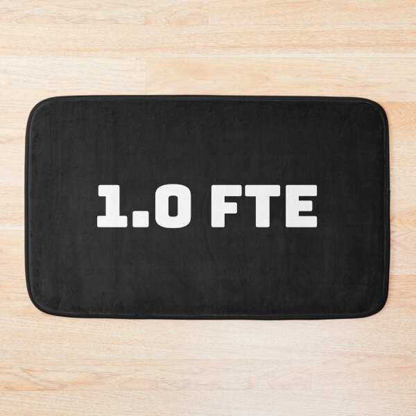 Item preview, Just a number - 1.0 FTE designed and sold by vonLotto.