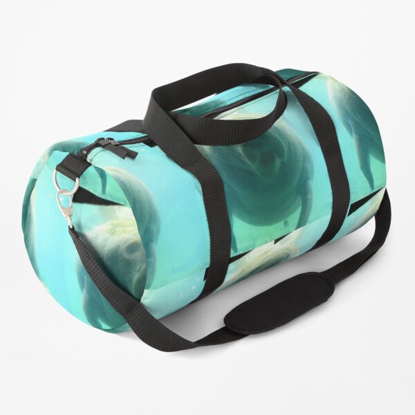 Friendly manatee Duffle Bag