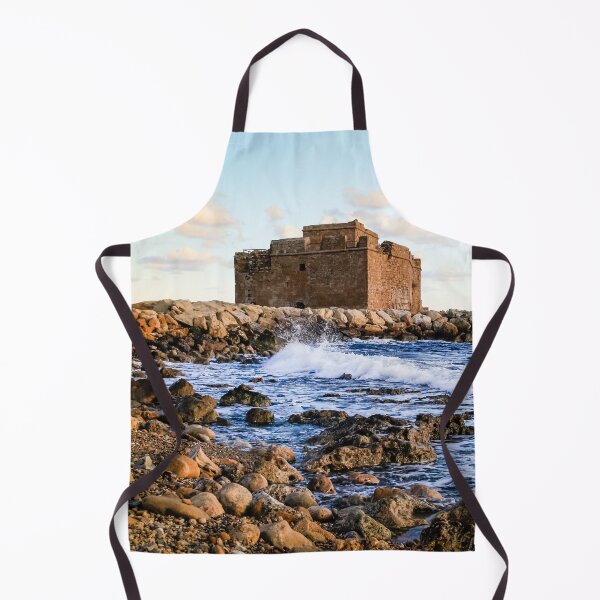 Item preview, Paphos Castle - Waves of the Mediterranean Sea Entering the Cove   designed and sold by Vienewi.