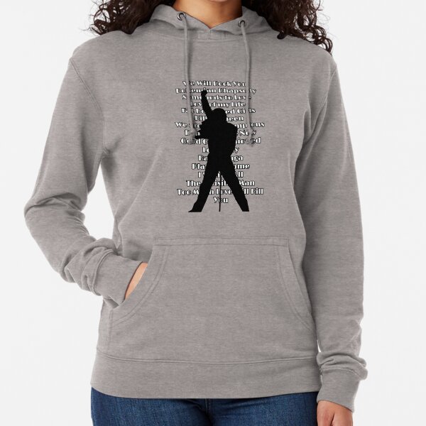 Freddie Mercury + Queen Songs Sudadera ligera con capucha