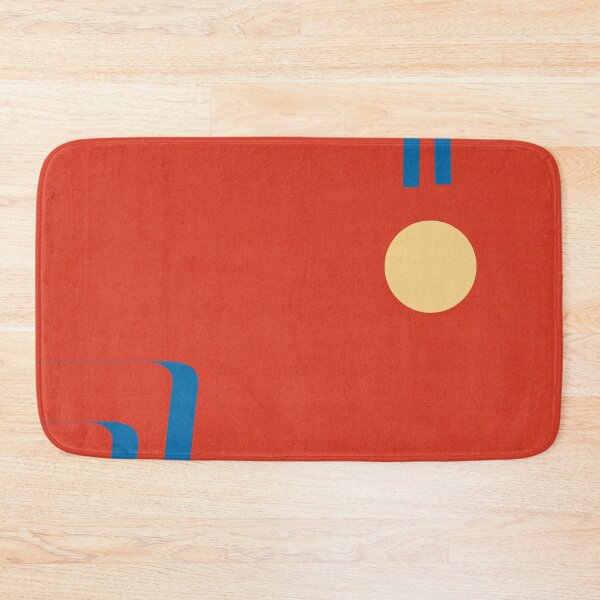 Item preview, Flowy wave contemporary mid century art designed and sold by technicolorable_art.