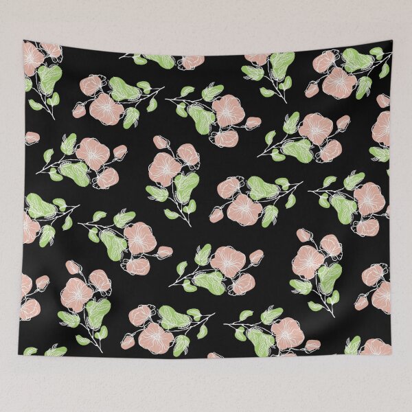 Item preview, Wildflower Pattern (on dark items) designed and sold by Apparelly.