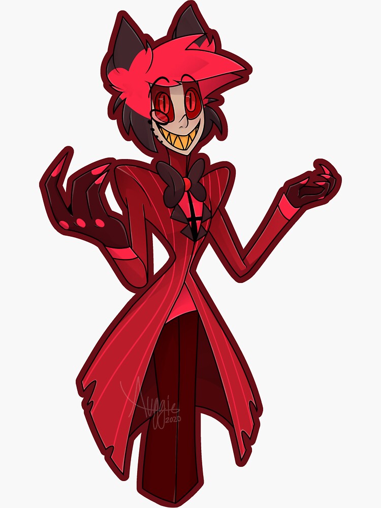 Alastor Hazbin Hotel Sticker For Sale By Jaydenmattie Redbubble