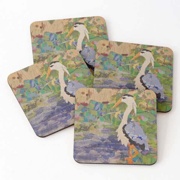 Item preview, Torn Paper Heron designed and sold by RDBcreations.