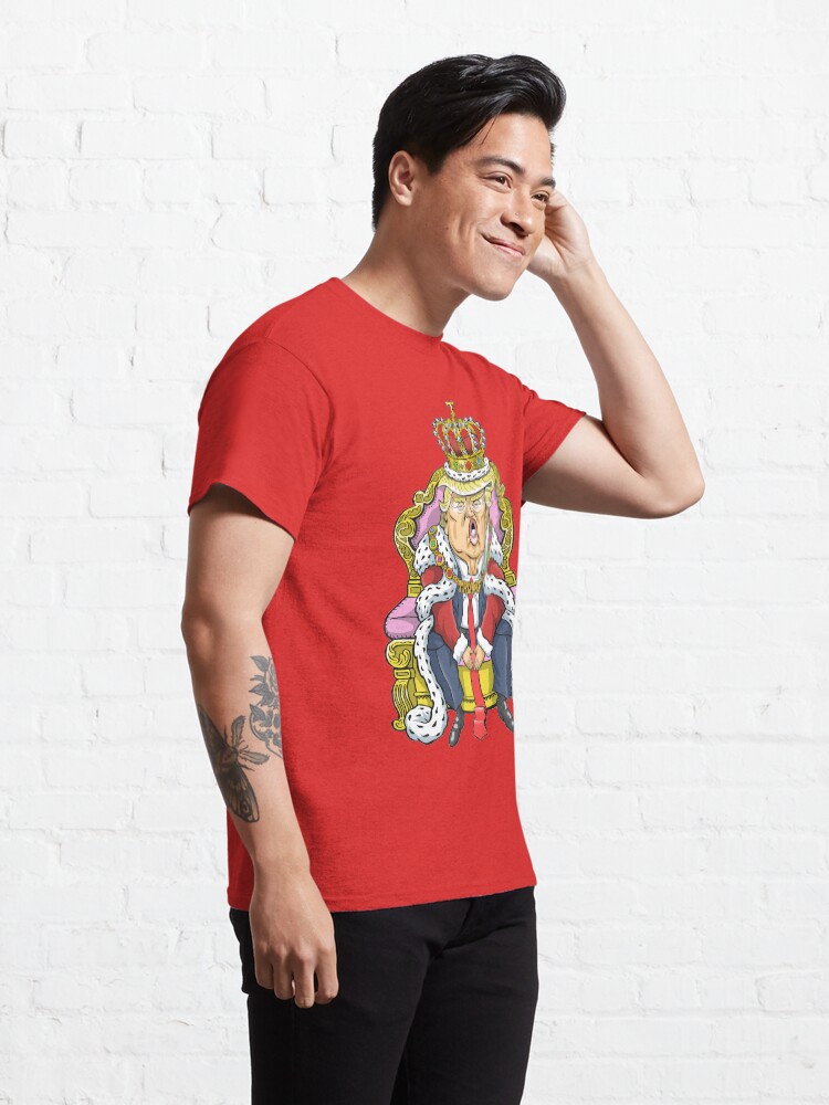 Alternate view of Donald Trump, King of the USA Classic T-Shirt