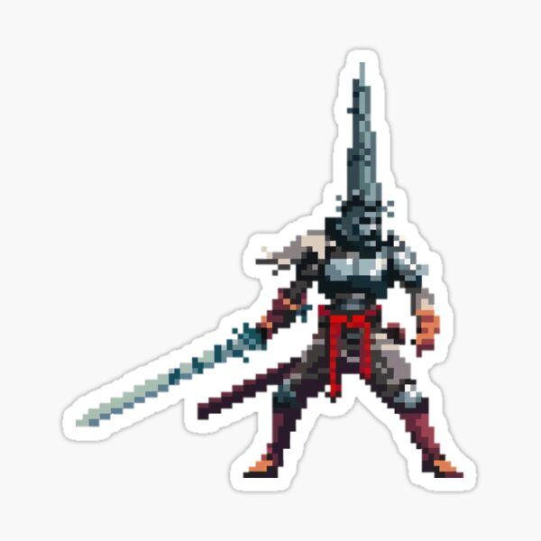 The Penitent One Pixel Art Style Sticker