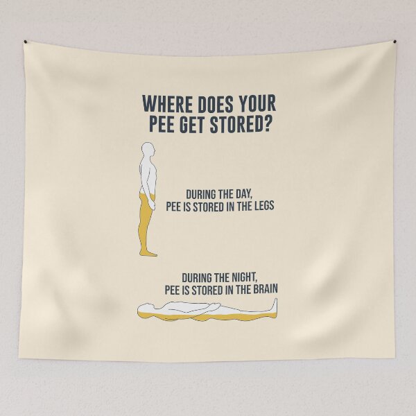 Item preview, Where does your pee get stored? designed and sold by artsylab.