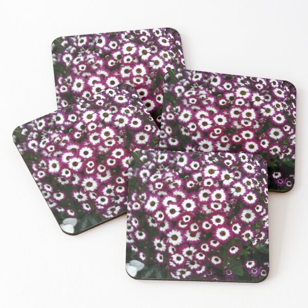 Item preview, White & Purple Flower Daisy Cluster designed and sold by Natural Healer.