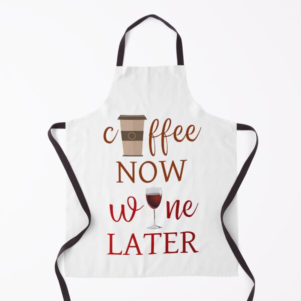 Item preview, coffee now wine later designed and sold by introvertcafe.