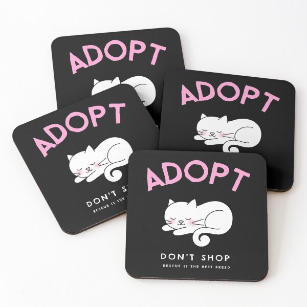 Item preview, Adopt Don't Shop / Rescue is the breed / Cat Lover designed and sold by CarpeDiemLife.