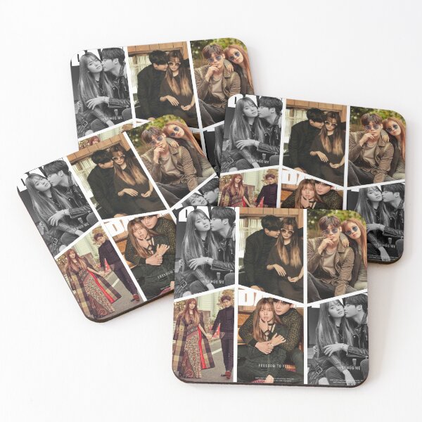 Item preview, Lee Jong Suk + Han Hyo Joo Couple Collage designed and sold by kpopkdramamerch.