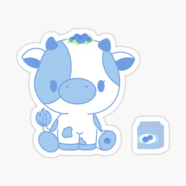 blueberry cow pillowpet