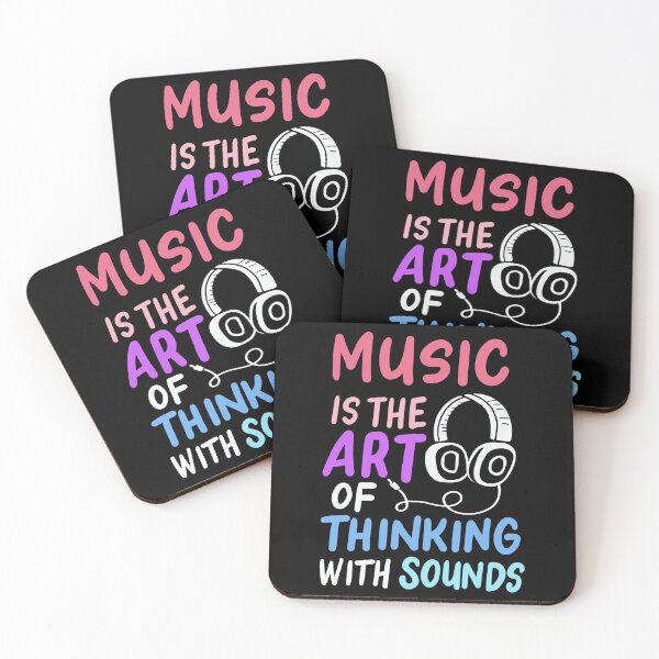 Item preview, Music Is The Art Of Thinking With Sounds | Musicians and Music Lovers designed and sold by Dancing Dolphin Crafts.