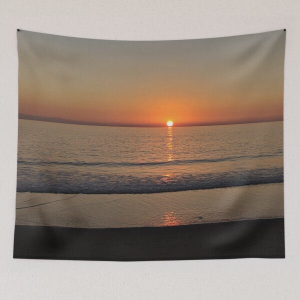 Item preview, Beautiful Beach Ocean Sunset off Coast of California designed and sold by Jungleful33.