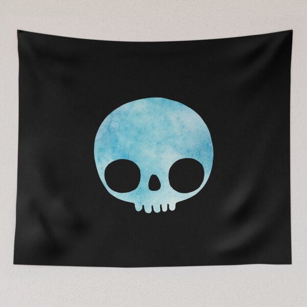 Item preview, Cloudy Blue Skull designed and sold by Planet Kimberly.