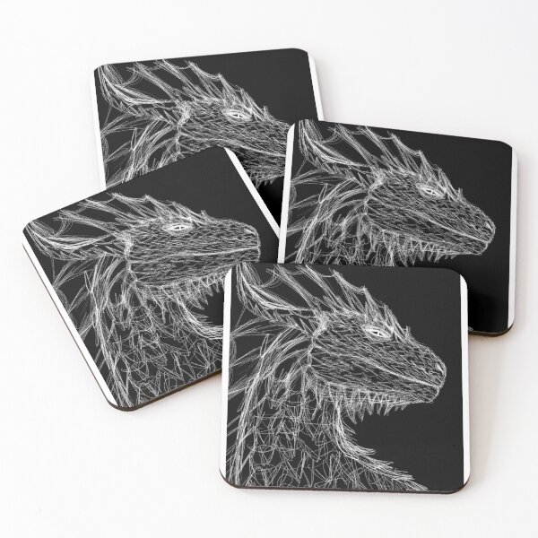 Item preview, Black & White Dragon #2 designed and sold by ArtbyRoseDragon.