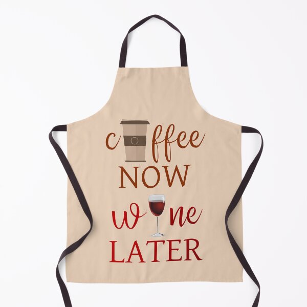 Item preview, coffee now wine later designed and sold by introvertcafe.