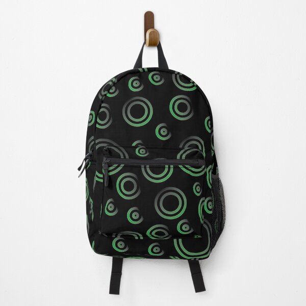 Item preview, Rings, Circles, and Swirls, oh my! Green on Black designed and sold by Neil Feigeles.