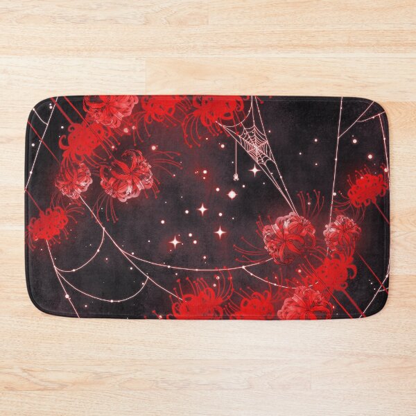 Item preview, Galaxy Red Spider Lilies and Webs designed and sold by rubydian.