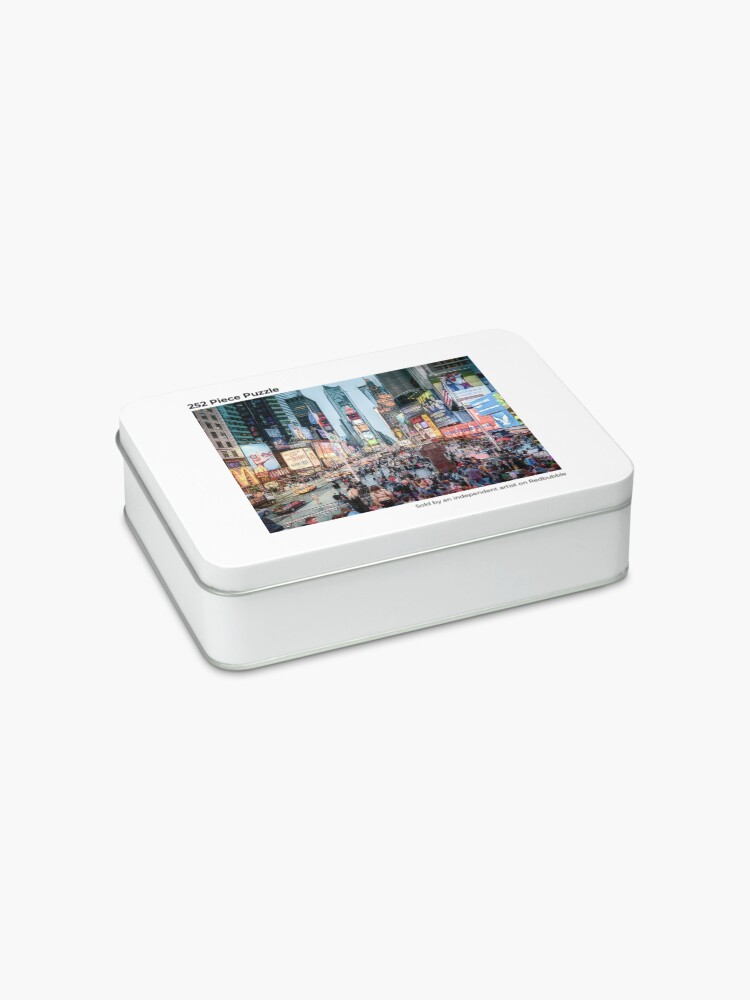 Alternate view of Times Square Tourists (color marker) Jigsaw Puzzle