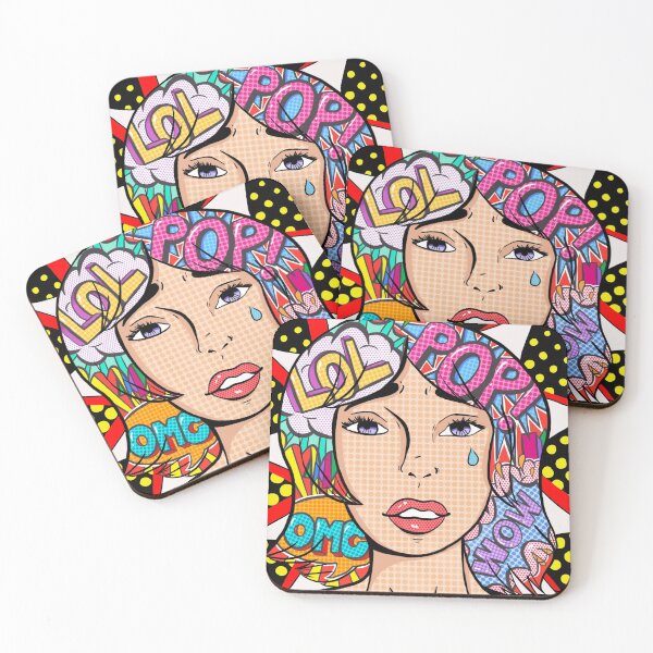 Item preview, Pop art girl prints designed and sold by thovu.
