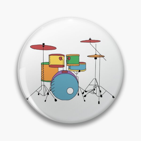 Item preview, Pastel Drumset designed and sold by Rocket-To-Pluto.