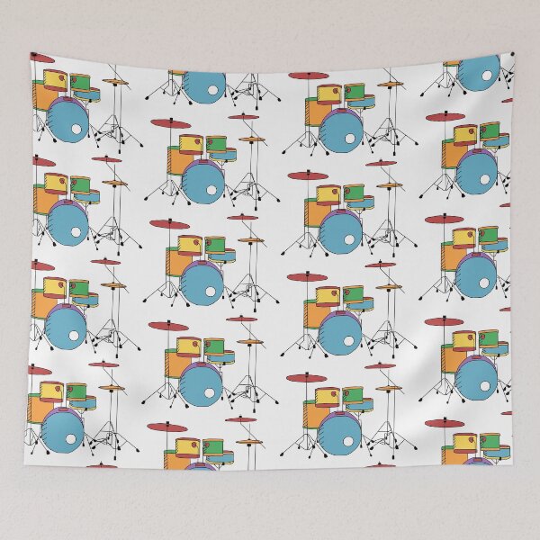 Item preview, Pastel Drumset designed and sold by Rocket-To-Pluto.