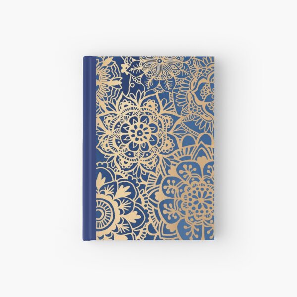 Item preview, Blue and Gold Mandala Pattern designed and sold by Julie Erin Designs.