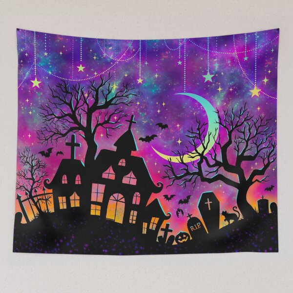 Item preview, Starry Halloween Night  designed and sold by ElianaAriel.