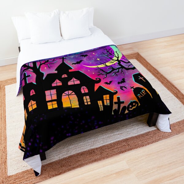Starry Halloween Night Comforter