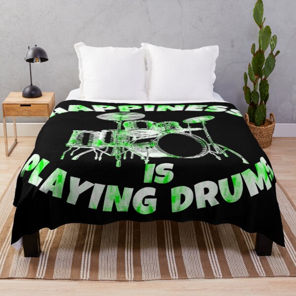 Item preview, Happiness Is Playing Drums designed and sold by dhajr.