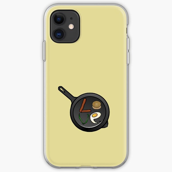 Cast Iron Skillet Phone Cases Redbubble - black iron egg of roblox