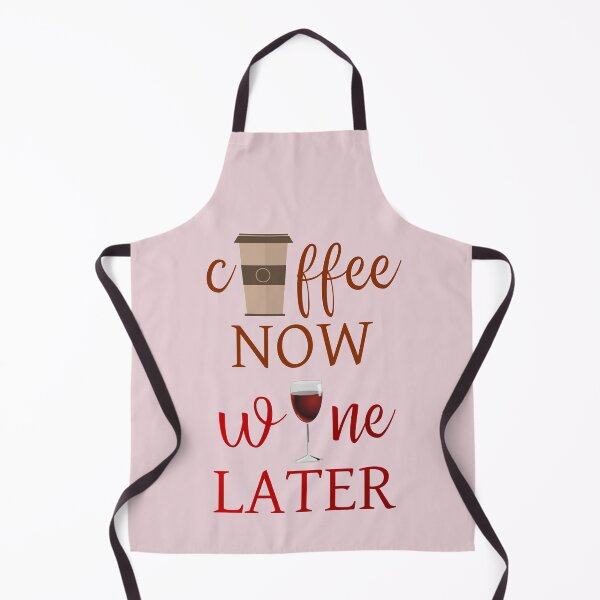 Item preview, coffee now wine later designed and sold by introvertcafe.