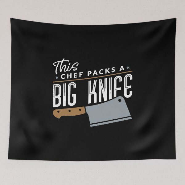 Item preview, This Chef Packs A Big Knife Funny design designed and sold by nikkidawn74.