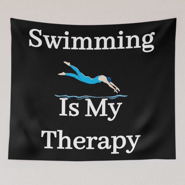 Item preview, Swimming is my therapy  designed and sold by Water Sports and Safety.