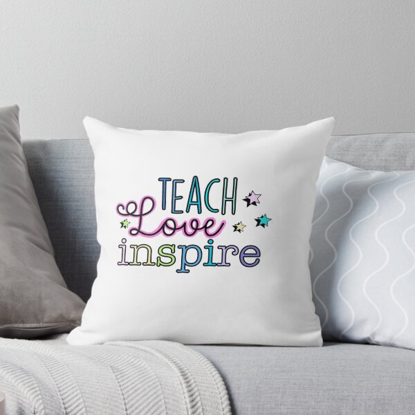 Item preview, Teach, love, inspire teaching sticker designed and sold by Bella Bella  Studios.